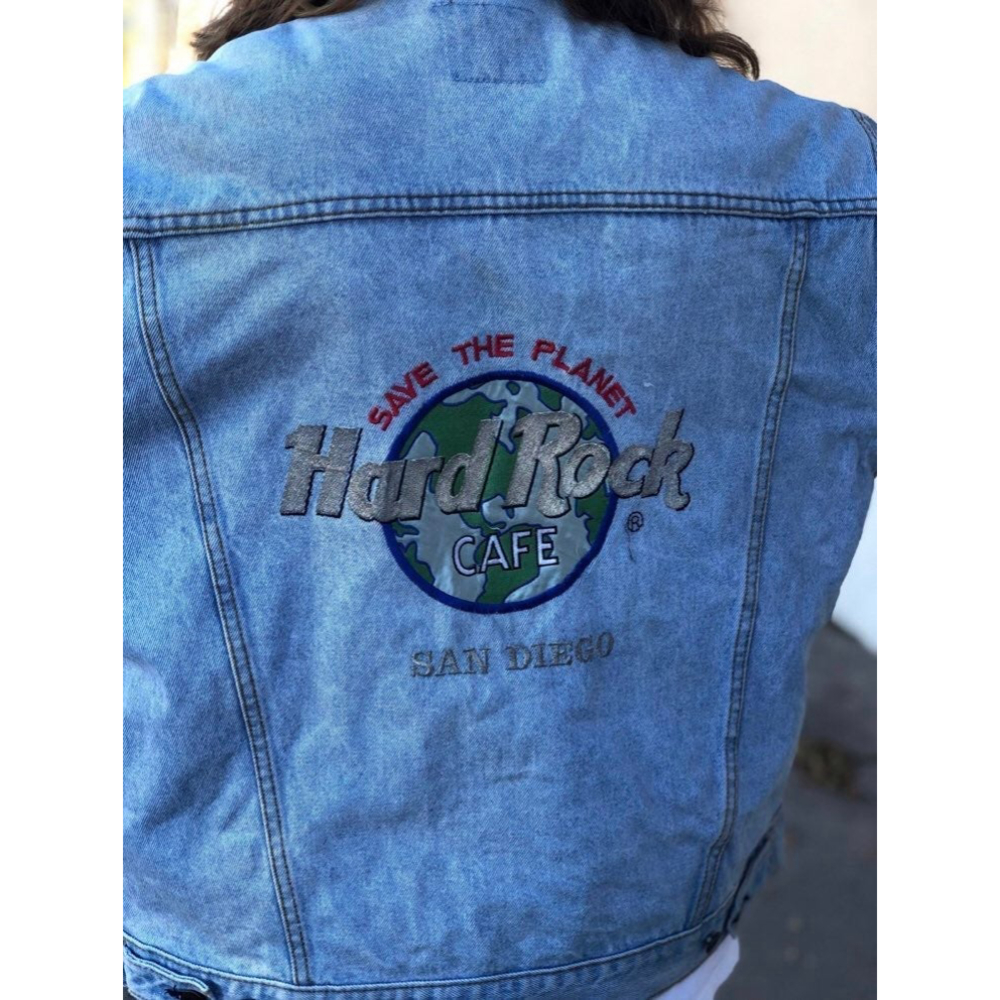 Hard Rock "Save the Planet" Jean Jacket